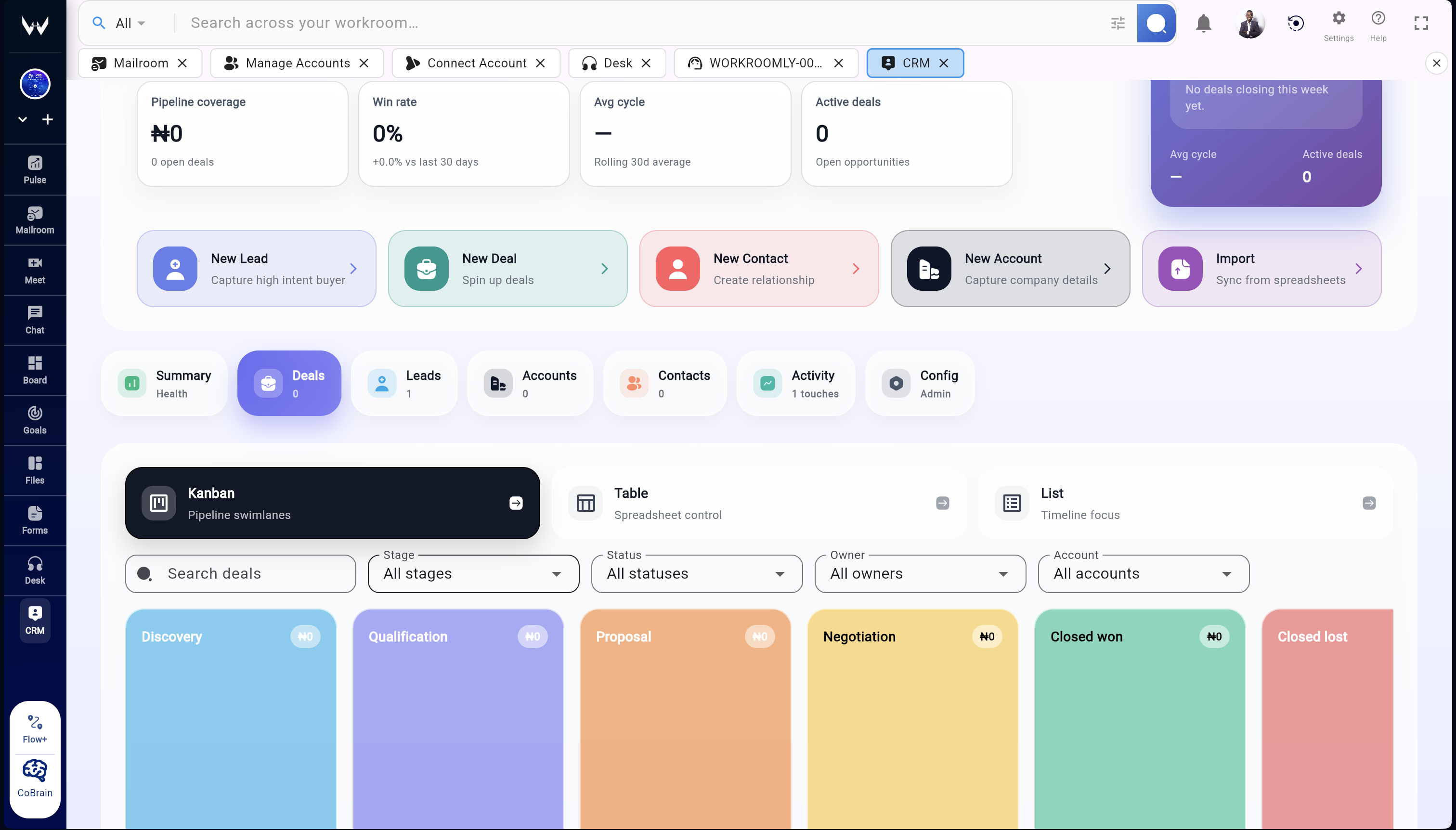 Context-rich account activity timeline linking conversations, tasks, and outcomes